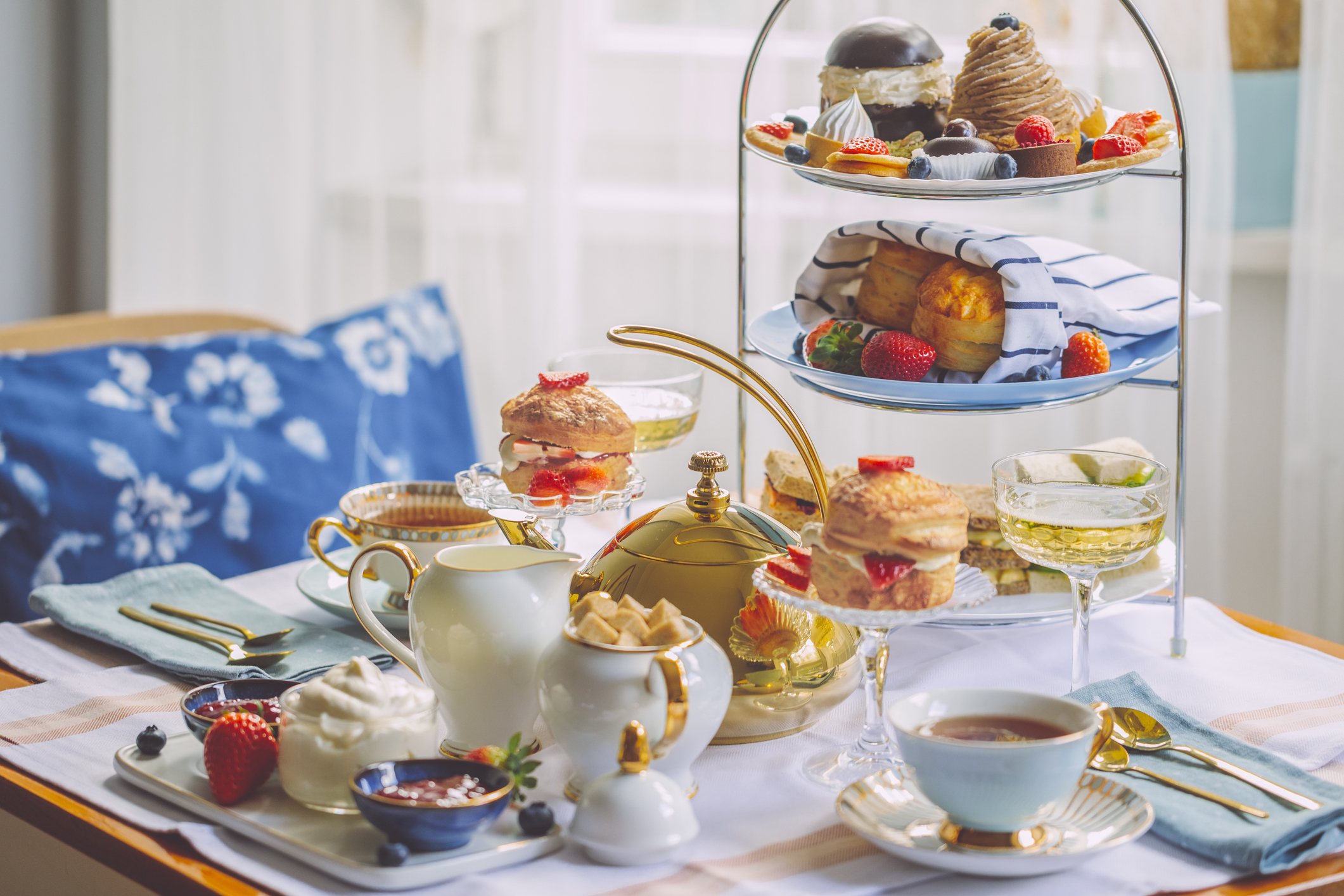 Afternoon tea for two Afternoon tea for two